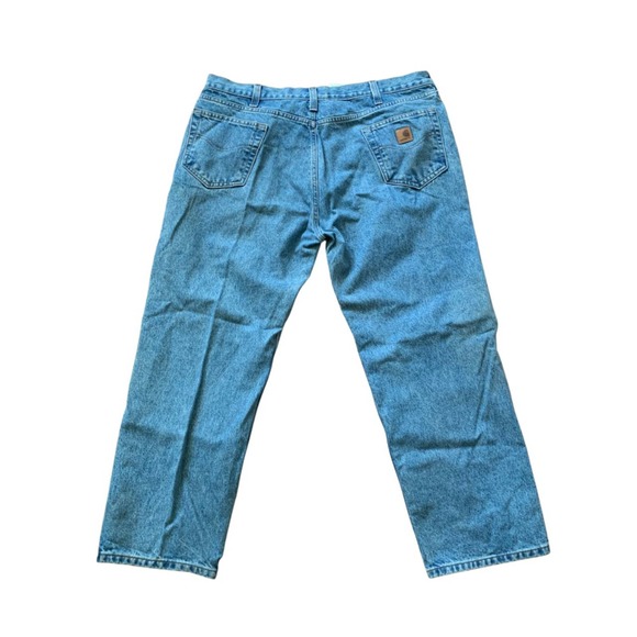 Carhartt Men's Straight Jeans - Blue - Picture 1 of 3